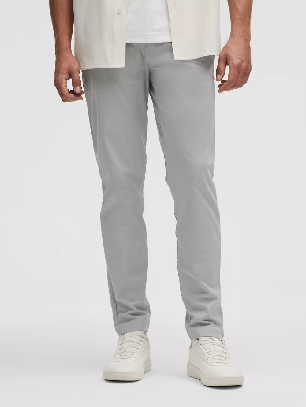 Lululemon ABC Pant Slim Mens Casual Pants Size 33/28" Inseam Warpstreme Gray 28L